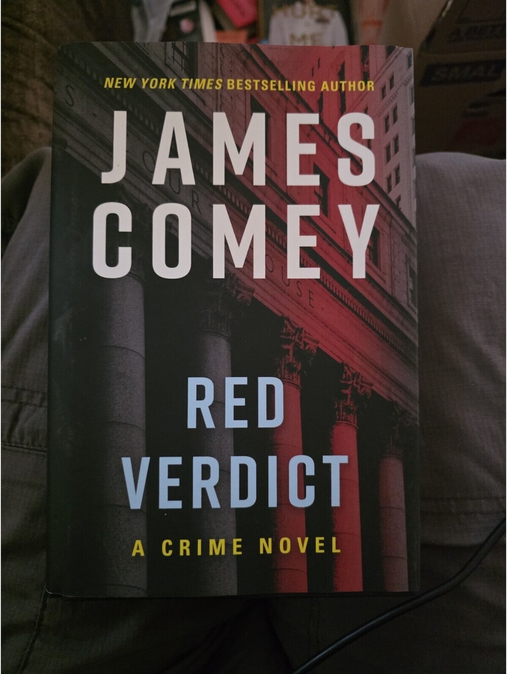 Red Verdict James Comey HC 2026 First Edition Hardcover Crime Novel Mystery